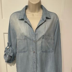 Cloth & Stone denim Button down